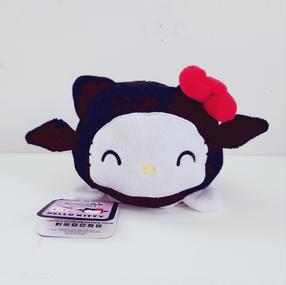 TeeTurtle Sanrio Hello Kitty Bat & Witch Reversible Plush - Picture 4 of 11